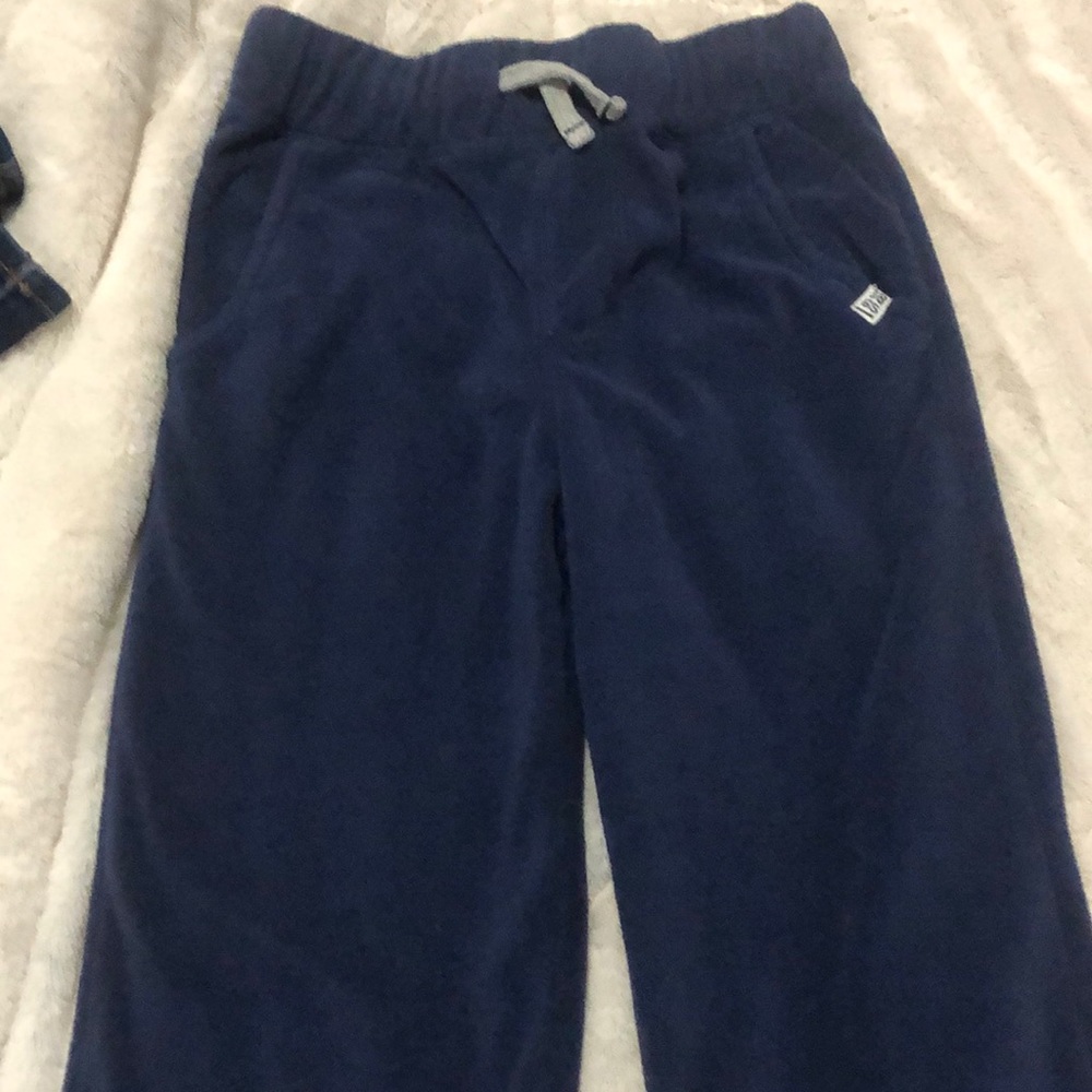 NWOT navy blue Carters fleece joggers size 7